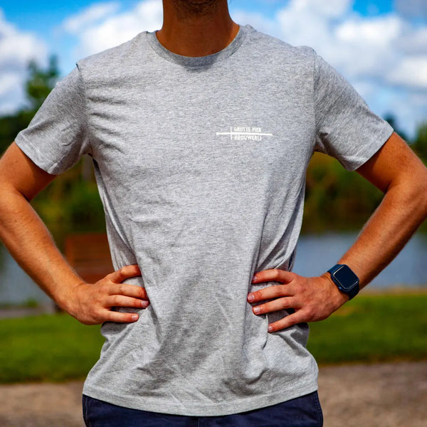 T-shirt grijs logo