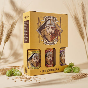 GESCHENKVERPAKKING KLEIN 3x 33cl FLES